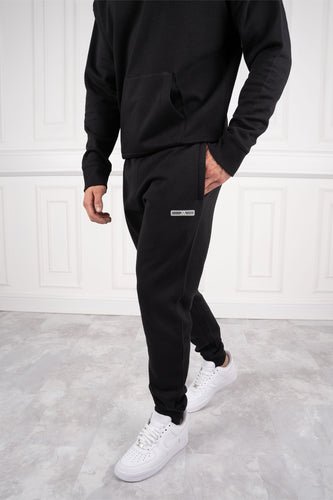 Day To Day Slim Fit Full Tracksuit - Black