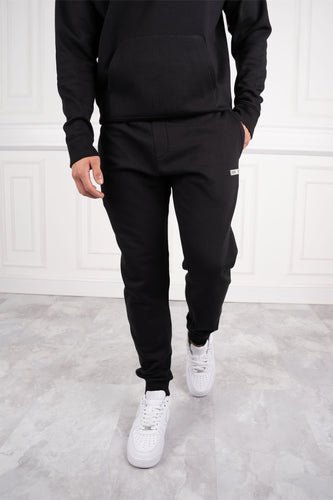 Day To Day Slim Fit Full Tracksuit - Black