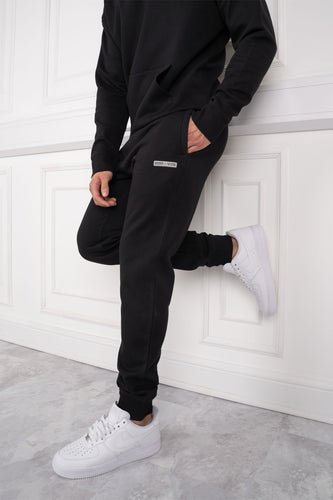 Day To Day Slim Fit Full Tracksuit - Black