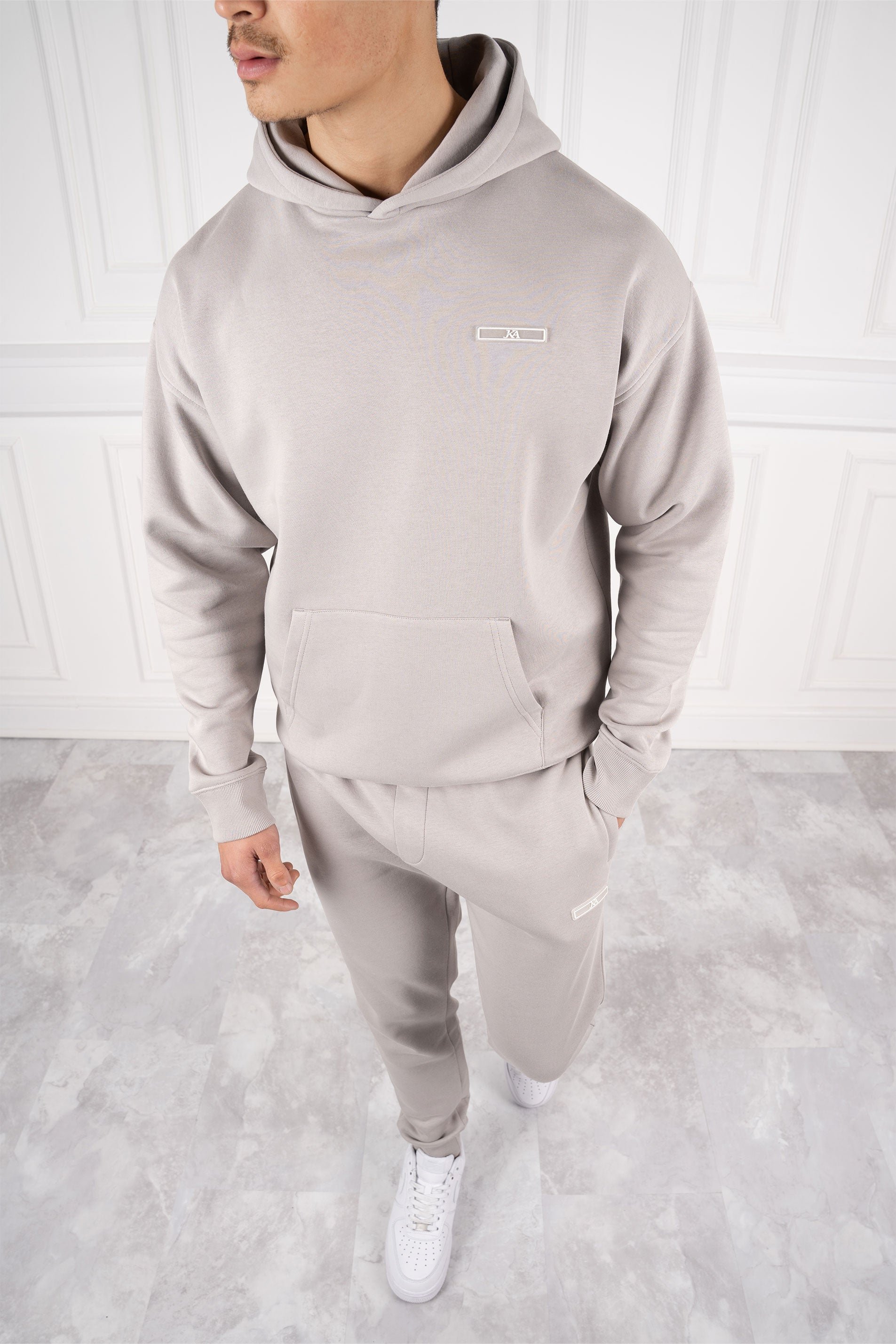 Day To Day Slim Fit Full Tracksuit - Grey