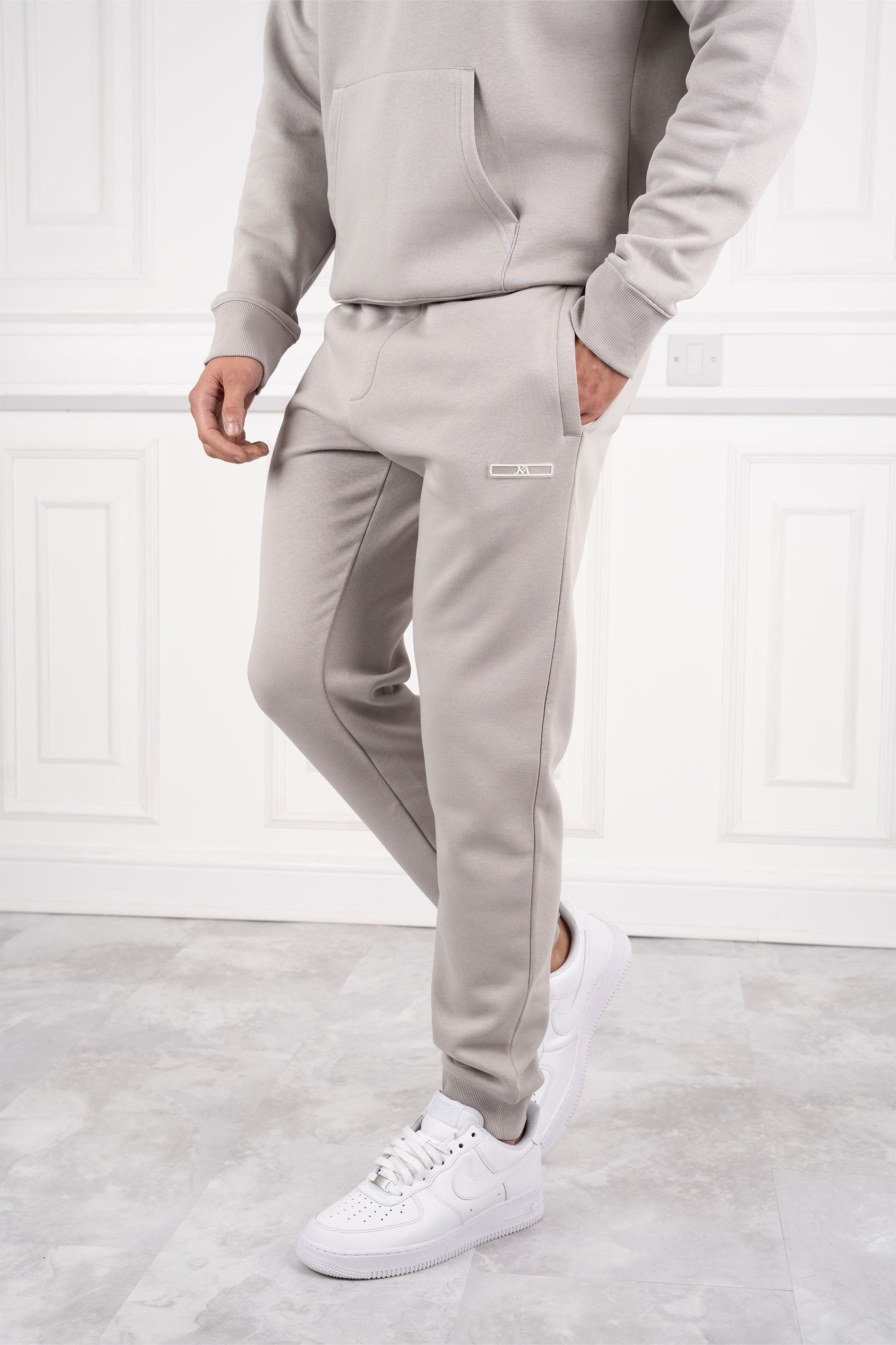 Day To Day Slim Fit Full Tracksuit - Grey