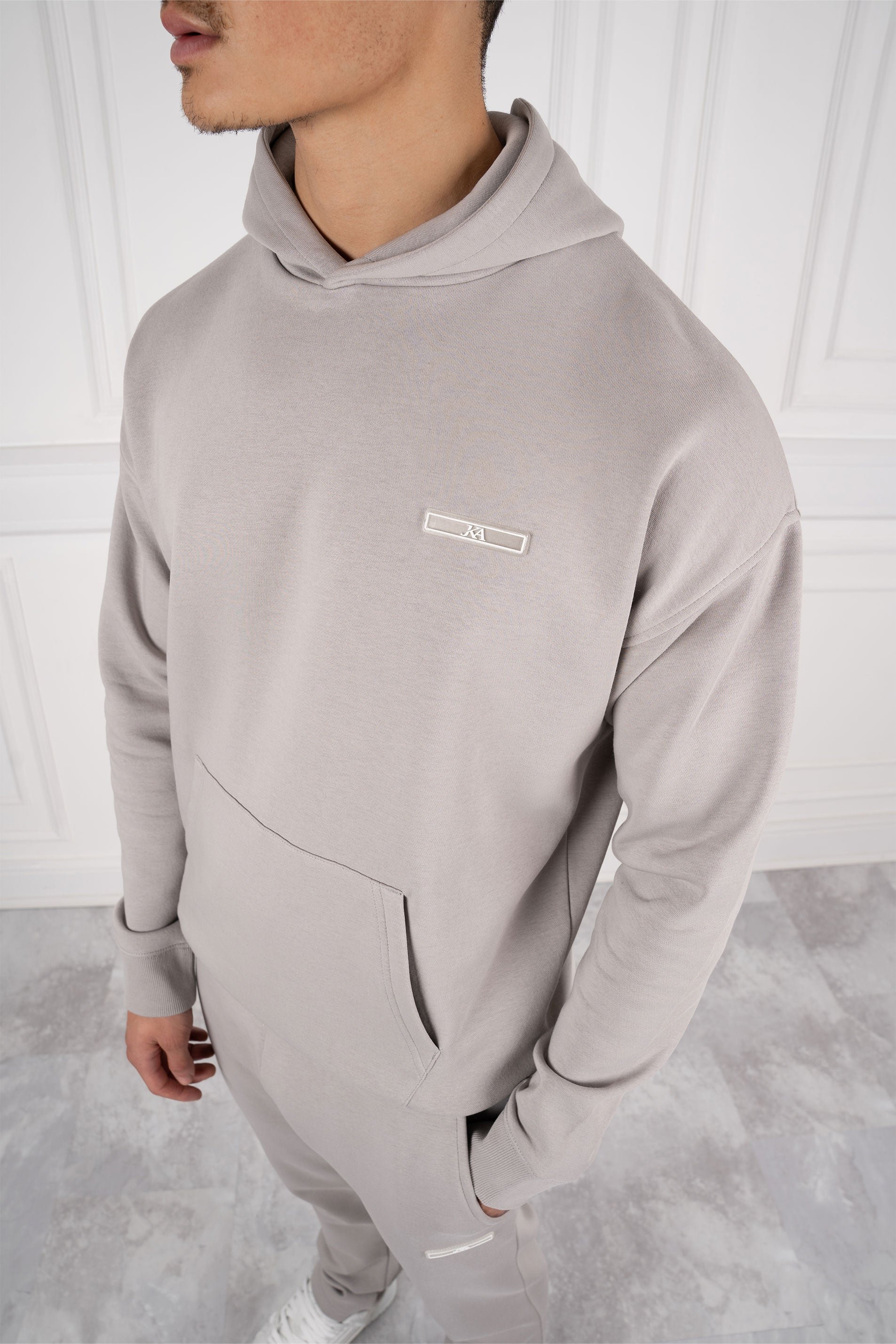 Day To Day Straight Leg Full Tracksuit - Grey