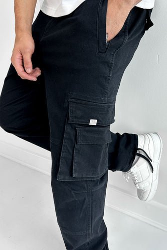 Overlap Panel Cargo - Black