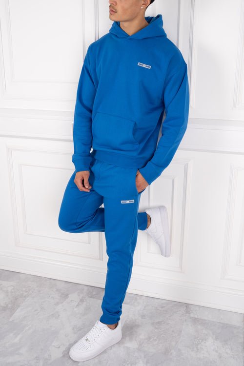 Day To Day Slim Fit Full Tracksuit - Cobalt Blue