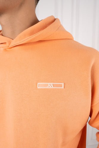 Day To Day Slim Fit Full Tracksuit - Pastel Orange