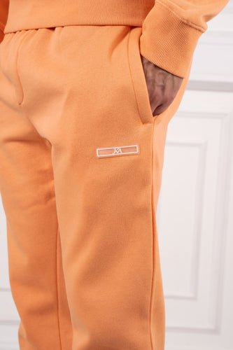 Day To Day Slim Fit Full Tracksuit - Pastel Orange