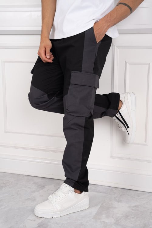 Terrain Panel Cargo Pants - Black/Charcoal