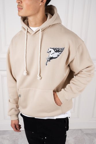 Pegasus Rope Hoodie - Stone