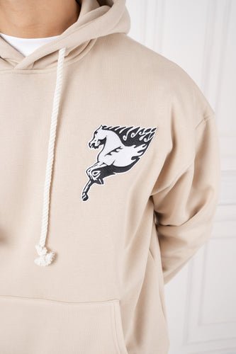 Pegasus Rope Hoodie - Stone