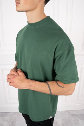 Day To Day Oversized T-Shirt - Forest Green