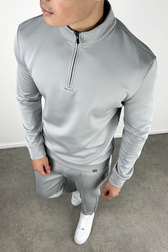 Scuba Quarter Zip Jumper - Grey