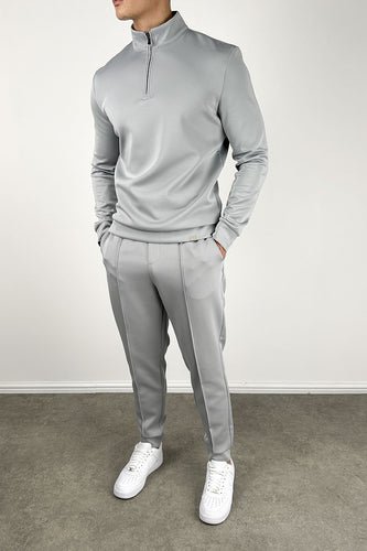 Scuba Quarter Zip Jumper - Grey