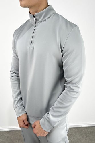 Scuba Quarter Zip Jumper - Grey