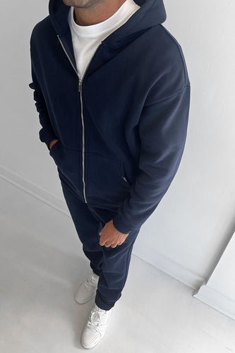 Essential Straight Leg Jogger - Navy