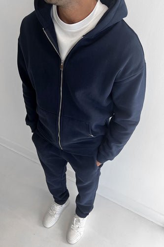 Essential Straight Leg Jogger - Navy