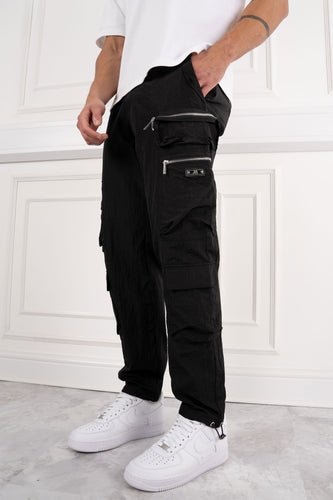 Electra Box Pocket Cargo Pants - Black