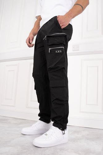 Electra Box Pocket Cargo Pants - Black