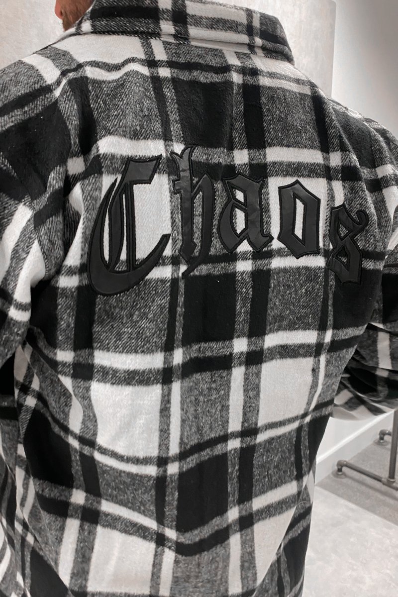 Lawless Check Shirt - Black/White