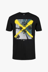 Palm X Palm's Slim Fit T-Shirt - Black/Yellow