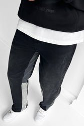 Contrast Carpenter Jeans - Black