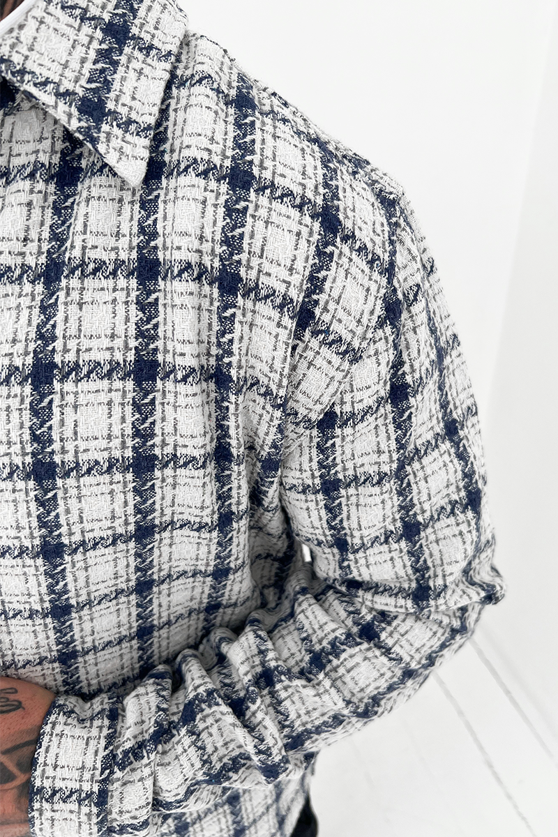 Lawless Check Shirt - Blue/White